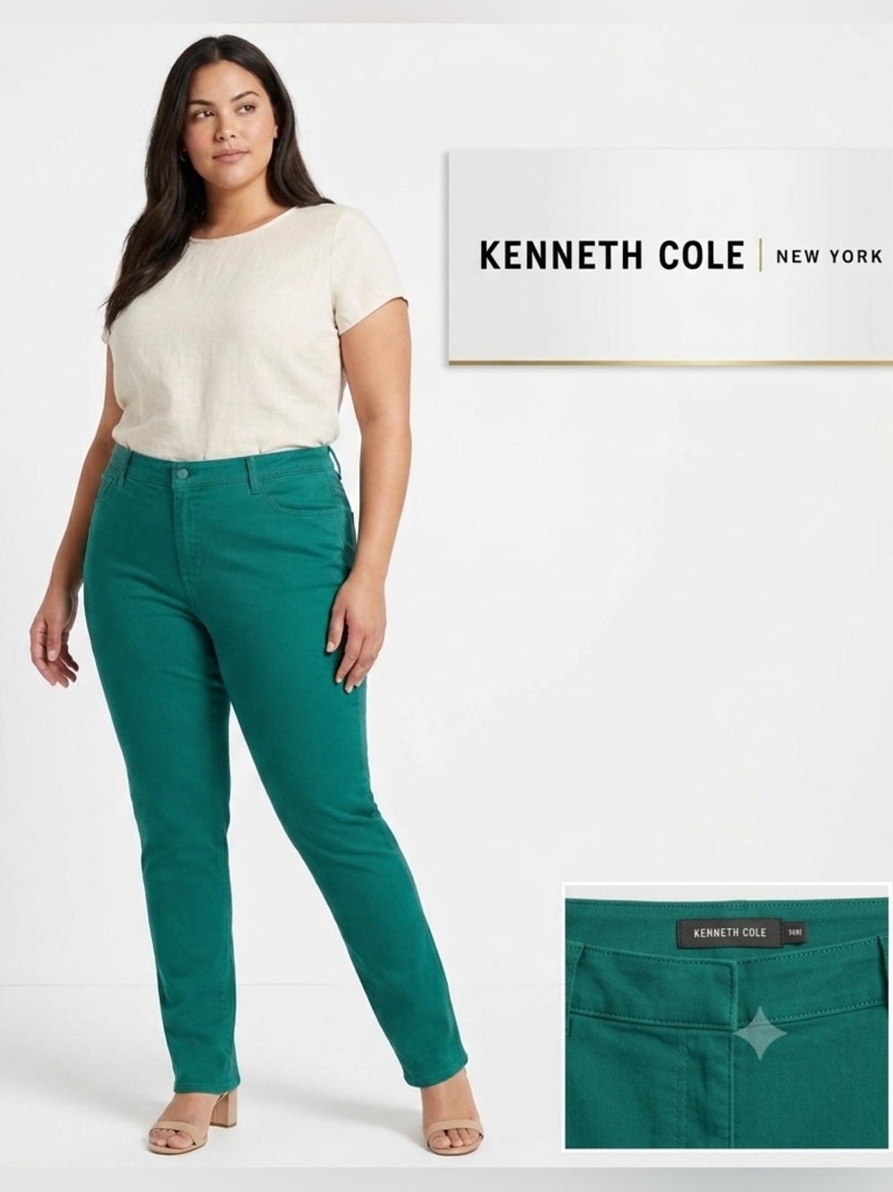 Kenneth Cole Slim Fit Jade Jeans NWT 14W